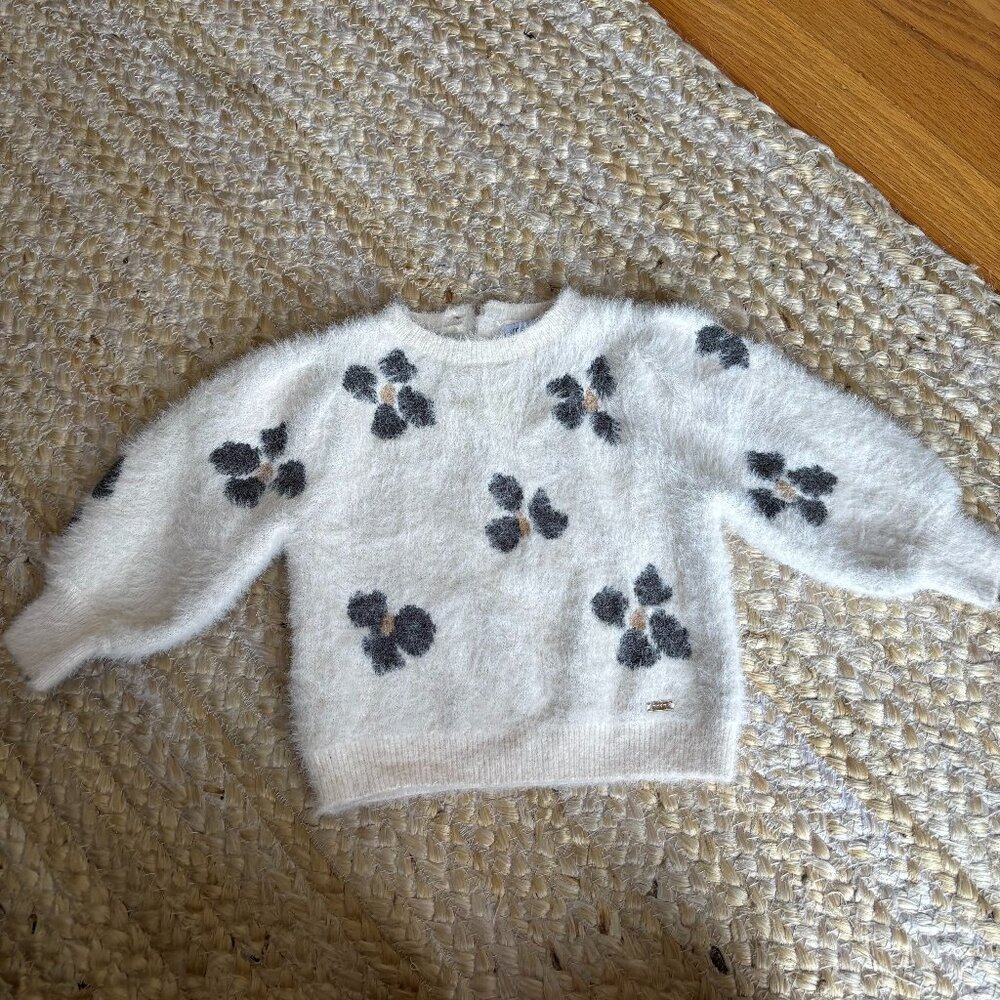 Mayoral - Beautiful fluffy sweater for your little Princess, size 6M